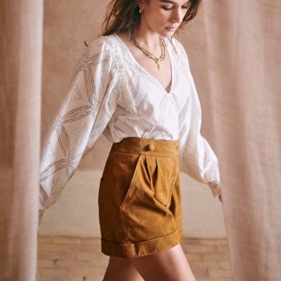 NWT sezane Lauren blouse 36 - Picture 2 of 5